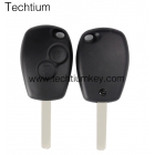 Renault 2 button remote key shell with VA6 blade, without logo