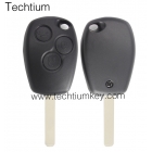 Renault 3 button remote key shell with VA6 blade, without logo