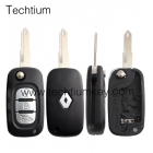 206 blade Renault 3 button remote key shell