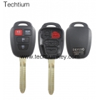 Toyota 3+1 button key shell