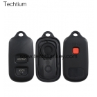 Toyota 2+1 button remote key shell with round button