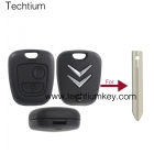 Citroen 2 button remote shell (SX9) without blade