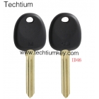 Hyundai transponder key  with ID46 (right blade)