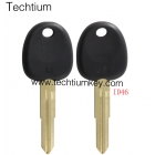 Hyundai transponder key with  ID46 (Left blade)