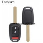 Honda 2+1 button remote key shell