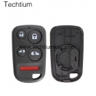 without Logo 4+1 button Honda remote key shell (with battery place)