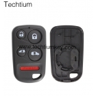 without Logo 4+1 button Honda remote key shell (with battery place)