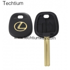 40mm with logo on both side (Toy48 short blade) Lexus transponder key shell