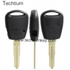 Hyundai 1 button remote key blank without Logo Right blade
