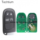 433Mhz 4A chip for Dodge,Ram 2013-2017,Jeep 2014-2018(FCC:GQ4-54T) 4 button Chrysler keyless key