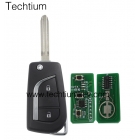 433Mhz with 4D67 chip for Toyota Hilux before 2014(4D67) Toyota 2 button remote key shell FCC:B41tA