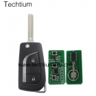 433Mhz with 4D67 chip for Toyota before 2014(4D67) Toyota 2 button remote key shell