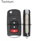 Toyota 3 button flip key shell