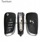 Citroen DS 3 button  remote key with 206 blade