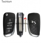 Citroen DS 3 button  remote key with 407 blade