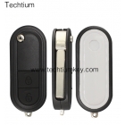 GM 2 button flip key shell