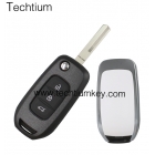 Renault 3 button flip key shell