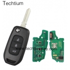 433Mhz 7961M 4A chip Renault 3 button remote key