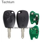 (before 2000 year car) "7947 Renault Clio&Kango 3 button remote key with 434Mhz"