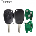 (After 2000 year car) PCF7946 Chip 434Mhz Renault Clio&Kango 3 button remote key No logo