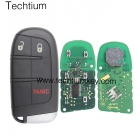 (FCC:M3N40821302) Chrysler 2011-2017, Dodge 2011-2017 433Mhz with 46 3 button keyless smart key card