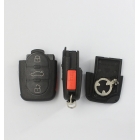 (1616 battery) Audi 3+1 buttons remote case