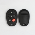 Toyota 3+1 button remote key shell