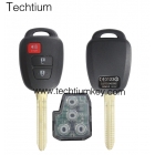 312Mhz FCC:GQ4-52T (No chip inside) Toyota 2+1 button remote key NO LOGO