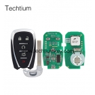 315Mhz ID46 Chip (FCC ID:HYQ4AA IC:1551A-4AA P/N:13584498 F) Chevrolet 5 button smart key