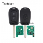 Renault 2 button remote key #4 blade 433Mhz with 4A chip
