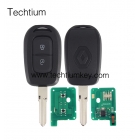 Renault 2 button remote key #2 blade 433Mhz with 4A chip