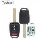 Honda 2+1 button remote key with 47&7961X chip 433Mhz（FCC:MLBHLIK6-1T)