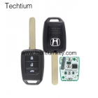 Honda 3 button remote key with 47&7961X chip 433Mhz（FCC:MLBHLIK6-1T)