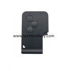 Megane 3 buttons smart card shell  without blade