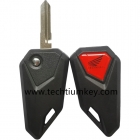 #7 blade with MT#7 logo Motorcycle key shell