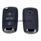 GWM 3 button Folding flip key shell with logo