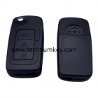 GWM H6 3 button Folding flip key shell with logo