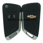 2 button for Chevrolet remote key shell with Corss logo