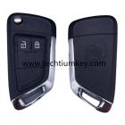 2 button for Chevrolet remote key shell without logo