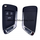 3 button for Chevrolet remote key shell without logo