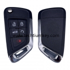 4+1 button for Chevrolet remote key shell without logo