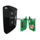 NB33 3 button KD remote key