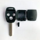 3 button key shell for honda without screw,without logo