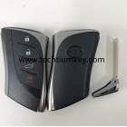 4 button smart key shell with blade for lexus