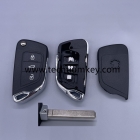 New upgrade Flip key shell for Peugeot without battery place, with 307/VA2 blade with truck button