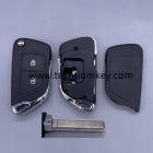 New upgrade Flip key shell for Peugeot with battery place, with 307/VA2 blade No logo