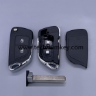 New upgrade Flip key shell for Citroen without battery place, with 307/VA2 blade No logo
