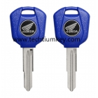 Motorcycle key shell for Honda blue colour