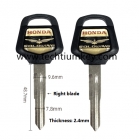 Motorcycle key shell for Honda black colour