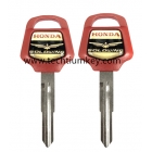 Motorcycle key shell for Honda red colour